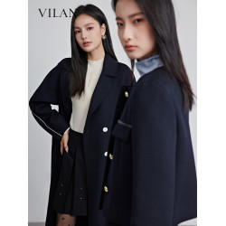 vilan/慧蘭氣質專櫃款針織衫女冬新款基礎百搭簡約高領打底衫上衣