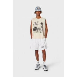 Gallery Dept海岸字母印花坎肩洗水做舊復古背心