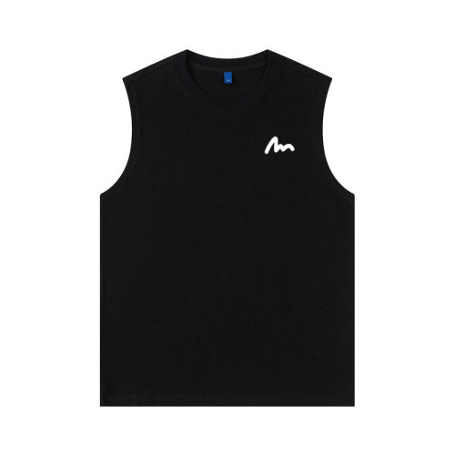 倉石一樹無袖t恤男士潮牌夏季坎肩純棉寬松運動健身痞帥背心情侶