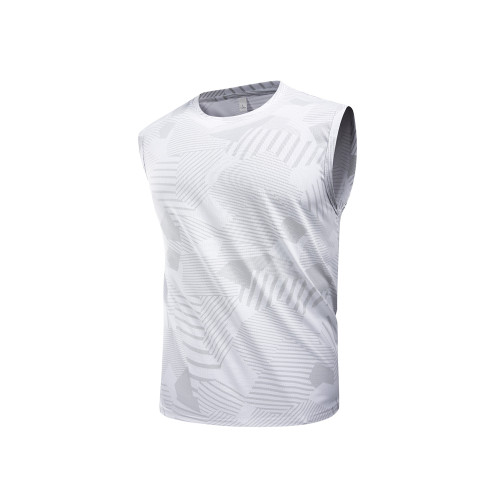 冰絲背心男2025新款夏季薄款跑步健身無袖彈力透氣戶外運動速乾衣