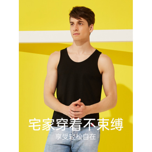 新一系男士背心夏季無袖純棉透氣運動打底衫健身速乾男款汗衫薄
