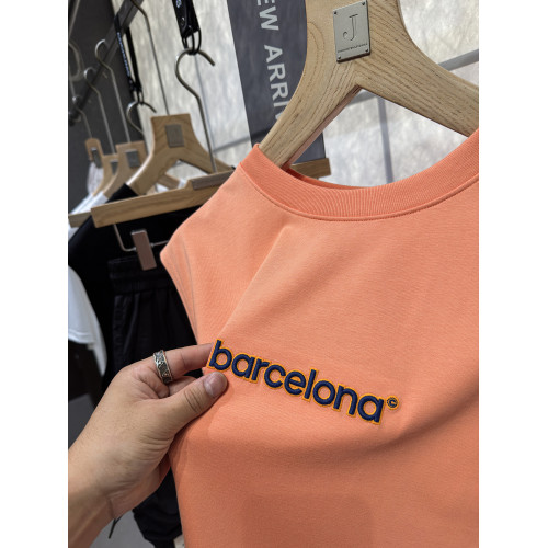 自畱！實物很贊！UUS【三禾】重磅紥實！精工印綉花男士T恤背心潮