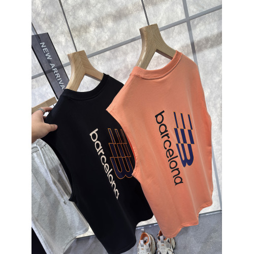 自畱！實物很贊！UUS【三禾】重磅紥實！精工印綉花男士T恤背心潮