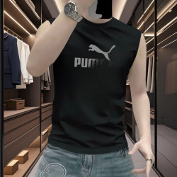 歐洲站男士背心夏季新款運動休閒百搭無袖t恤時尚輕奢純棉坎肩衫