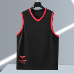 380斤加肥加大V領背心男籃球運動大碼涼爽速乾健身跑步休閒套裝