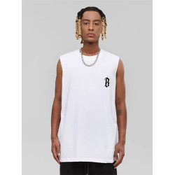 BONELESS BTW美式高街背心男女夏季潮牌純棉無袖T恤寬松重磅上衣