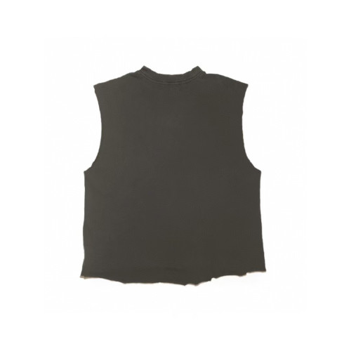 ERD憂鬱的富二代新款黑白圖像睡美人水洗磨棉背心無袖T恤男女潮