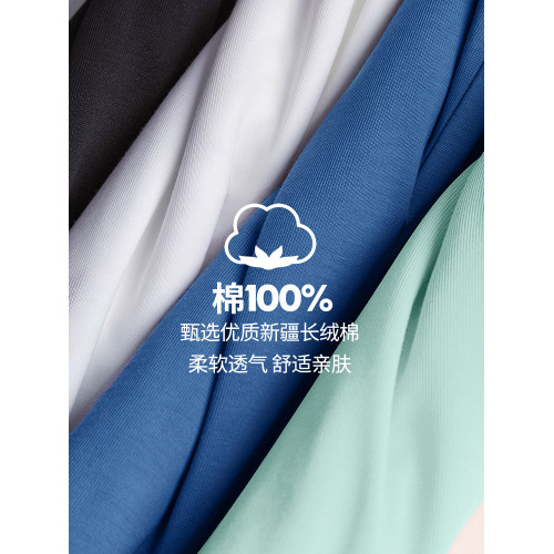 班尼路米色純棉無袖背心男夏季美式字母t恤寬松情侶運動坎肩上衣