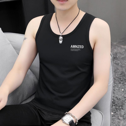 皮爾卡丹運動夏季短袖男背心修身男士跨欄休閒透氣純棉跑步打底衫