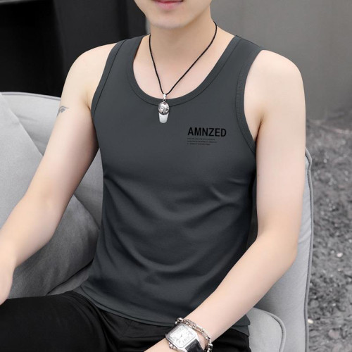 皮爾卡丹運動夏季短袖男背心修身男士跨欄休閒透氣純棉跑步打底衫