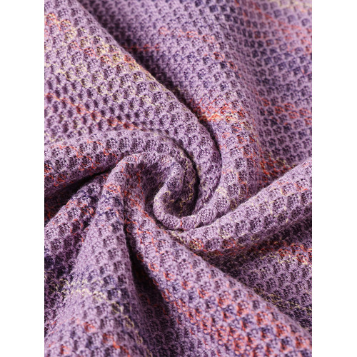 媽媽春裝洋氣冰絲條紋打底衫寬松加大碼遮肚子中長款桑蠶絲針織衫