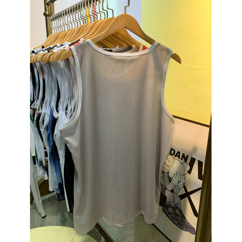 速乾印花羅紋背心男辣弟度假中性風無袖復古y2k美式設計感運動衣