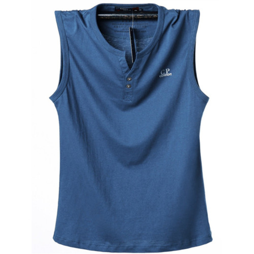 夏裝新品男士純棉跨欄背心寬松胖子加大號無袖T恤特大碼汗巾透氣