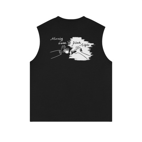 UpFuncle原創 “早晚拿捏” 速乾攀岩 寬松運動背心拼接肩膀設計