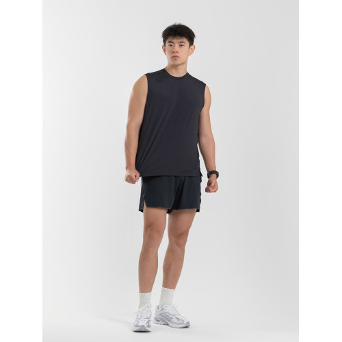 DRIOTOPIA2025夏季新品單面提花拼接背心男無袖涼感透氣運動坎肩