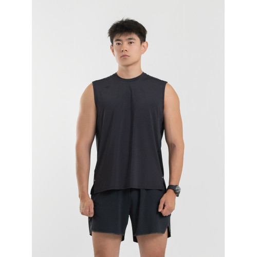 DRIOTOPIA2025夏季新品單面提花拼接背心男無袖涼感透氣運動坎肩