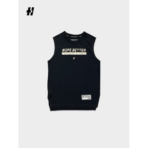 HOPEBETTER籃球背心夏季2025新款球衣坎袖速乾兒童男女投籃服無袖