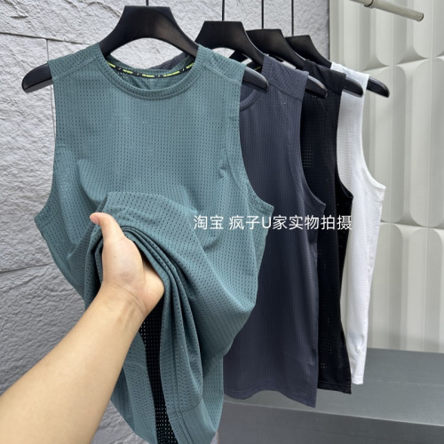 看的見的透氣！全衣網眼！吸汗速乾夏季籃球運動跑步訓練背心T恤