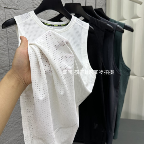 看的見的透氣！全衣網眼！吸汗速乾夏季籃球運動跑步訓練背心T恤