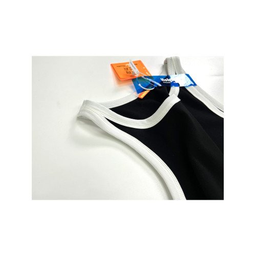 彈性舒適!不透柔軟螺紋高彈體育生運動健身顯肌肉緊身背心修身ins