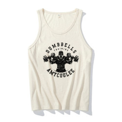 美式印花背心男夏季純棉細肩帶打底坎肩汗衫運動健身黑色無袖t恤