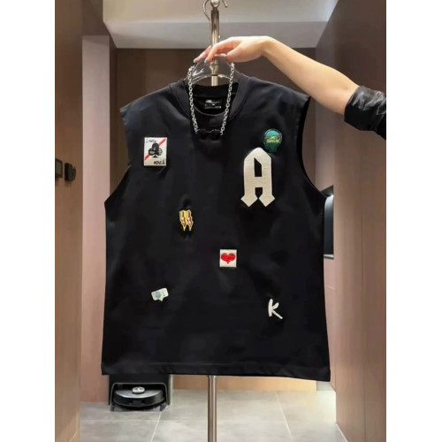 潮牌卡通印花背心男士無袖T恤2025新款夏季美式運動坎肩汗衫男款