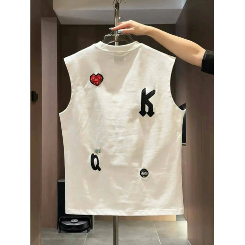 潮牌卡通印花背心男士無袖T恤2025新款夏季美式運動坎肩汗衫男款