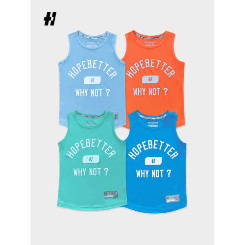 HOPEBETTER速乾背心2025新款夏季籃球運動透氣上衣兒童款