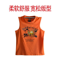 純棉男生背心夏季潮牌無袖T恤加肥加大碼坎肩運動健身汗背心全棉