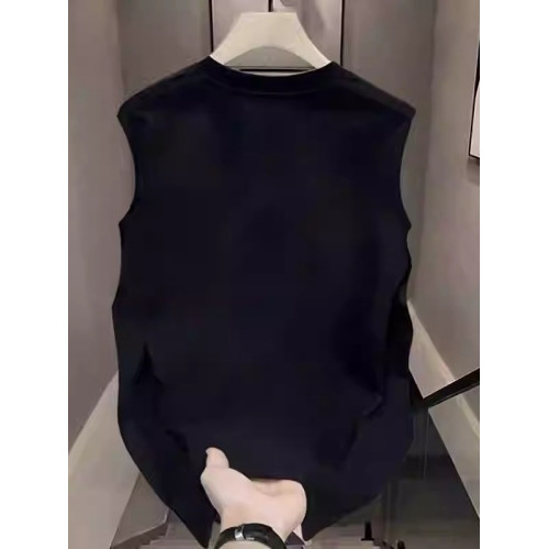 潮牌重磅純棉背心男士無袖t恤2025新款夏季小醜印花運動坎肩男款