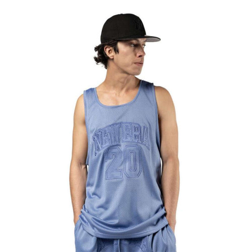 2025年新品 原單NE男士速乾大網眼運動背心 萬針刺綉圖案大碼坎肩