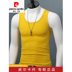 夏季潮流男士純棉背心純色修身運動健身大碼汗衫青年打底無袖T恤