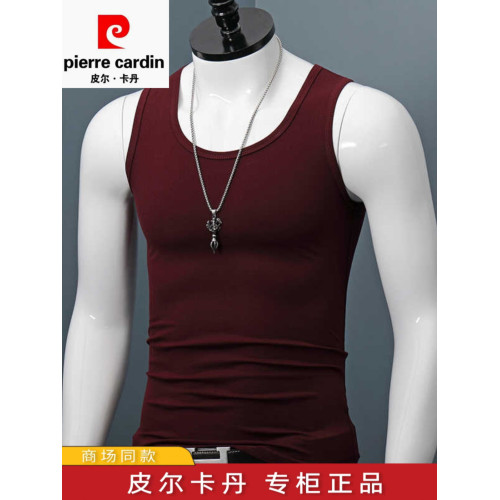 夏季潮流男士純棉背心純色修身運動健身大碼汗衫青年打底無袖T恤