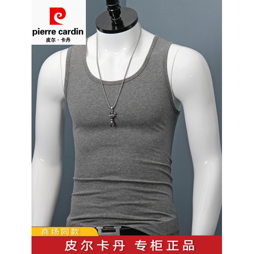 夏季潮流男士純棉背心純色修身運動健身大碼汗衫青年打底無袖T恤