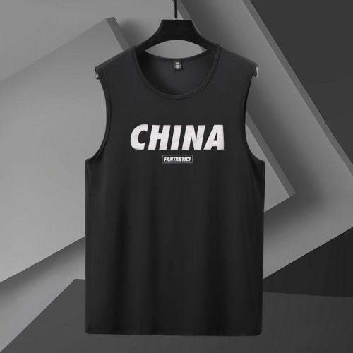 冰絲速乾坎肩背心男夏季加肥加大碼300斤潮流胖子網眼籃球無袖T恤