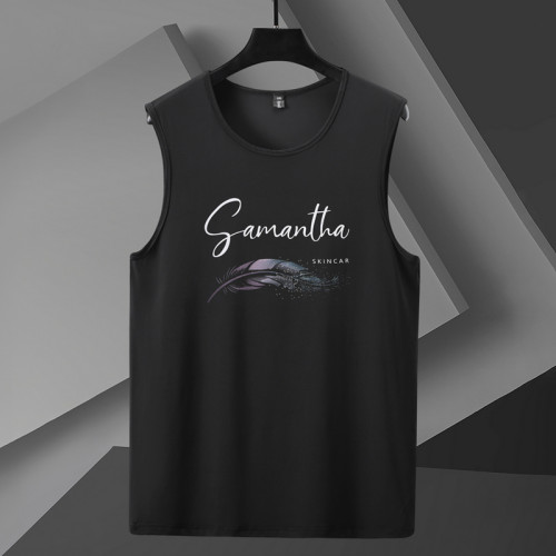 冰絲速乾坎肩背心男夏季加肥加大碼300斤潮流胖子網眼籃球無袖T恤