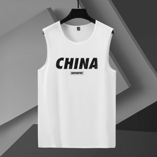 冰絲速乾坎肩背心男夏季加肥加大碼300斤潮流胖子網眼籃球無袖T恤