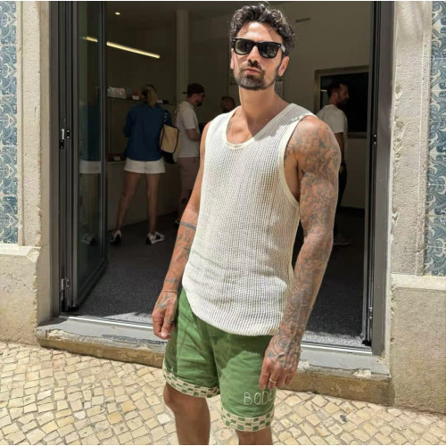 AIME LEON DORE 地中海Cleanfit小衆高質感無袖針織休閒背心鏤空