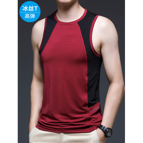 運動背心男夏季訓練服健身冰絲籃球寬松坎肩速乾無袖t恤跑步衣服