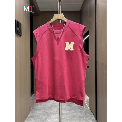 高級背心男士無袖t恤2025新款夏季坎肩寬松圓領休閒運動汗衫男款