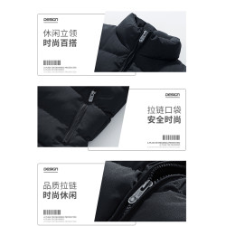 老爺車高級羽絨棉馬甲男秋冬季中年時尚休閒寬松大碼坎肩外套保暖
