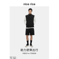 nice rice好飯 s.系列防曬拒水後背活頁開口半開拉鍊馬甲NGC15065