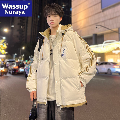 WASSUP NURAYA羽絨服男款冬季2024新款潮牌青年加厚極寒保暖外套