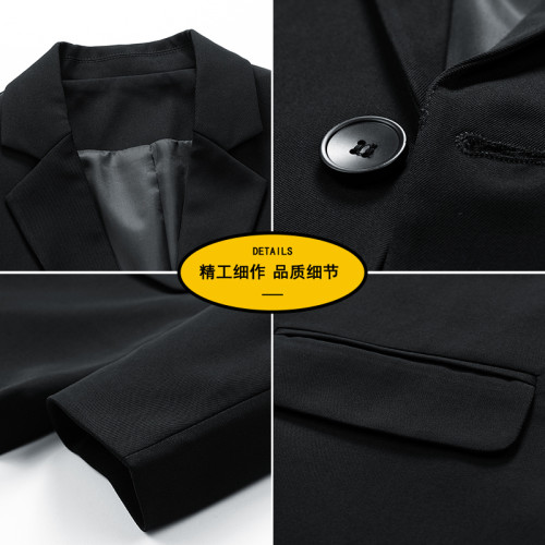 WASSUP Nuraya潮牌港風復古西裝外套男春秋高級寬松休閒西服夾克