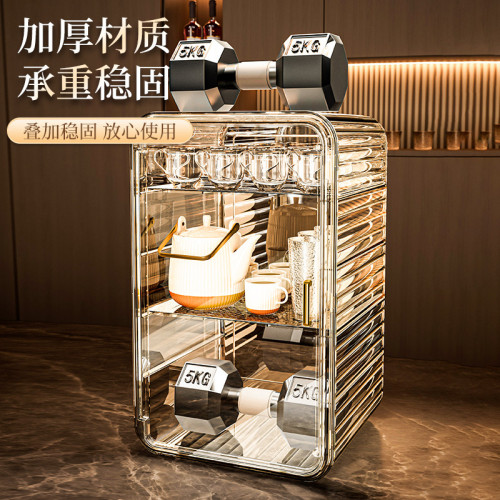 防塵杯子收納置物架杯架水杯儲物架茶具茶杯架咖啡杯馬克杯收納盒