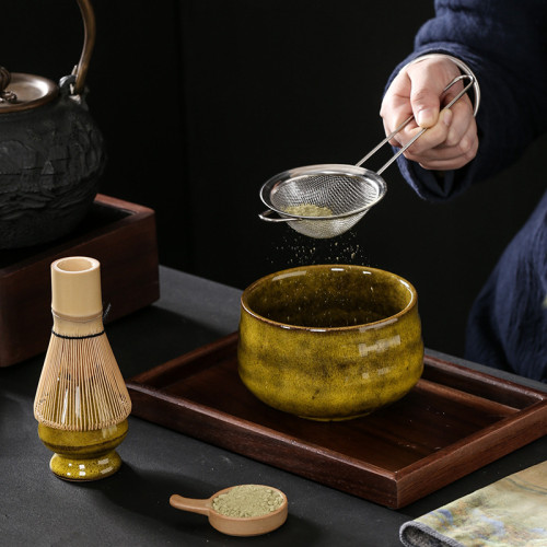 茶筅日式百本立抹茶刷打抹茶工具茶筅立 宋代點茶具禮盒套裝