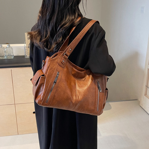 百搭托特包包包斜背女感大容量秋冬單肩手提腋下包