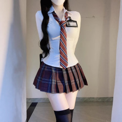 製服jK製服津川格裙套裝