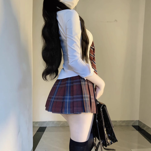 製服jK製服津川格裙套裝