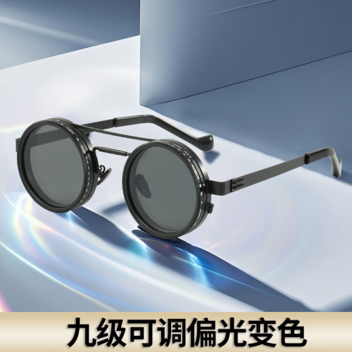 2025新款太陽眼鏡歐美風東南亞龐克個性偏光墨鏡